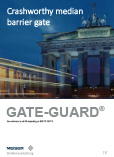 The Brandenburg Gate at night as a symbol for the Gate Guards from Meiser Strassenausstattung.